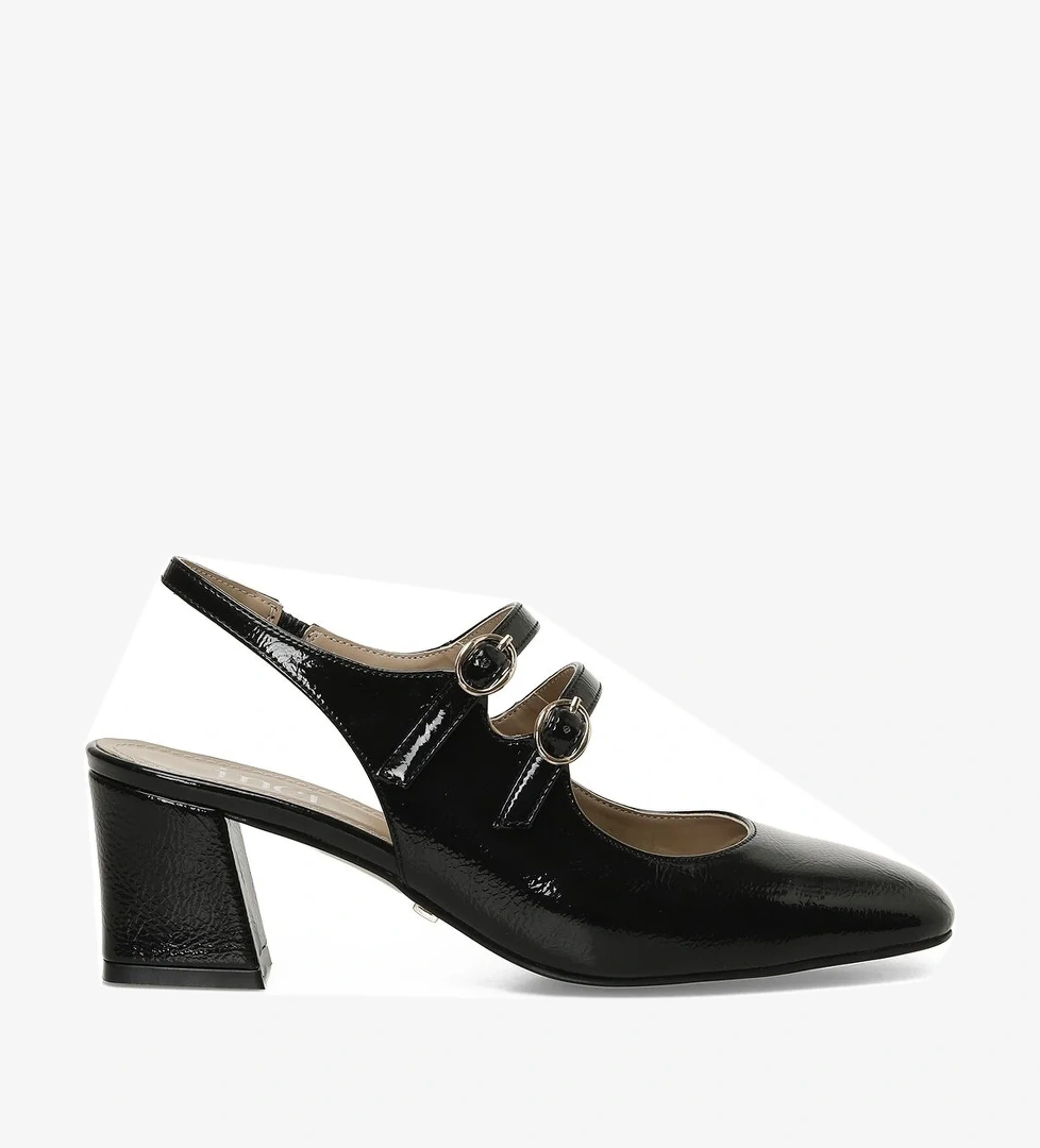 INCI SILVIA 5FX Siyah Kadın Topuklu Ayakkabı - Görsel 1