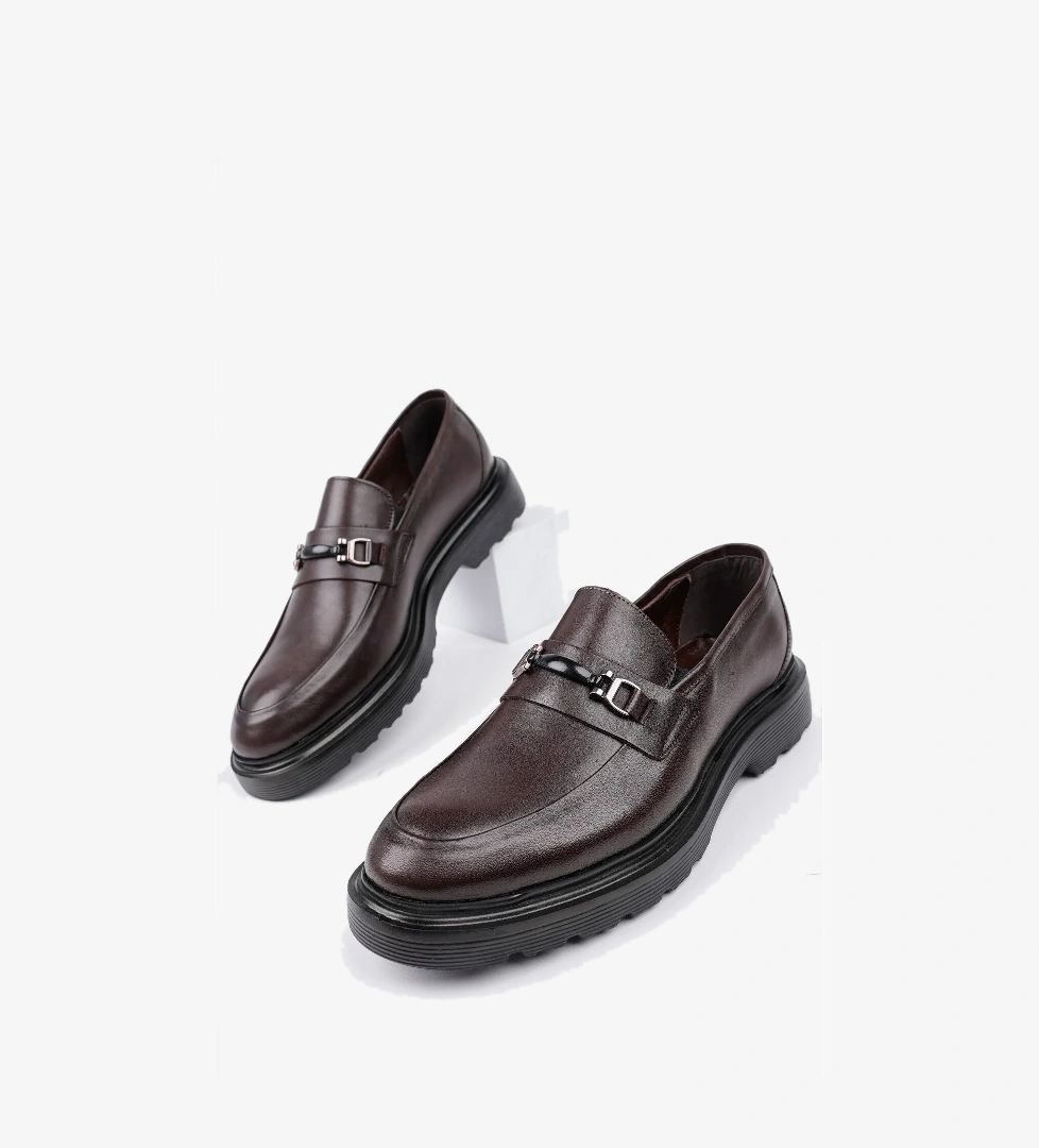 Muggo FABREGAS Hakiki Deri Klasik Günlük Ortopedik Erkek Ayakkabı model görseli