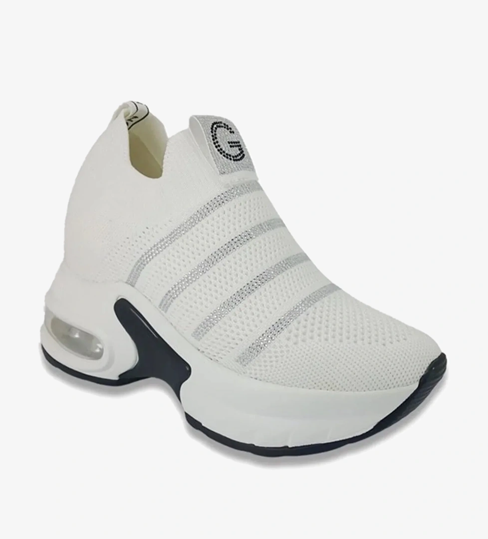 25Y300-4 Kadın Dolgu Topuk Spor Ayakkabı