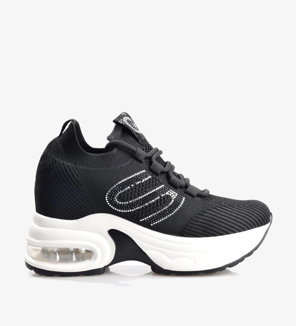 25Y300-1 Kadın Dolgu Topuk Spor Ayakkabı