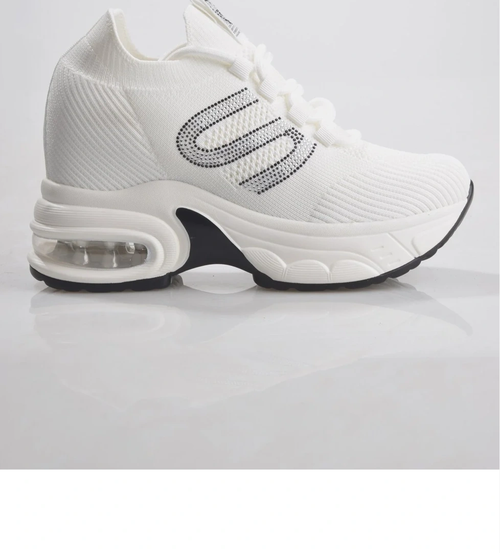 25Y300-1 Kadın Dolgu Topuk Spor Ayakkabı - Görsel 1