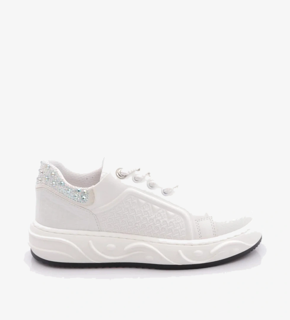 Dgn Dgn Beyaz B3001 Kadin Sneakers Ayakkabi | Flo Beyaz - 1. görsel