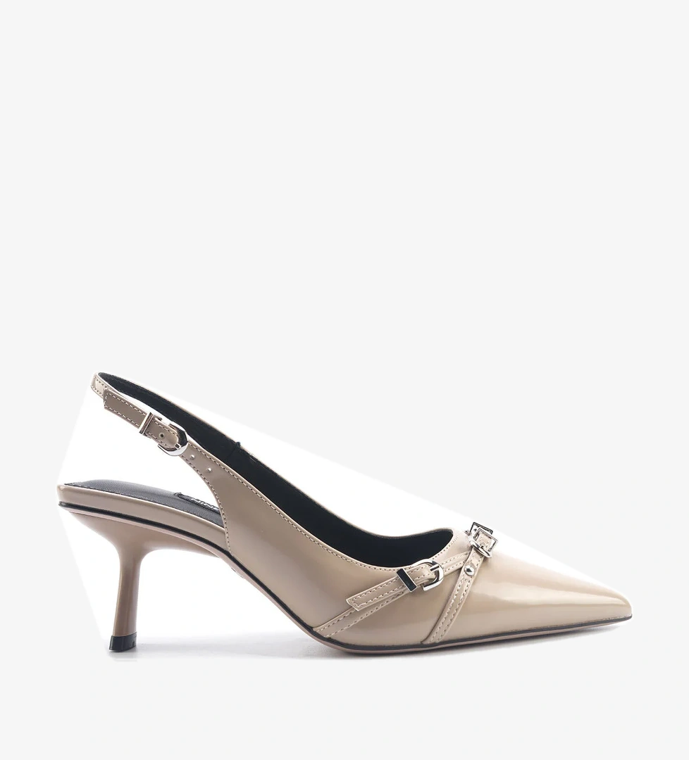 Nine West THERESE 5FX Krem Kadın Topuklu Ayakkabı - Görsel 1