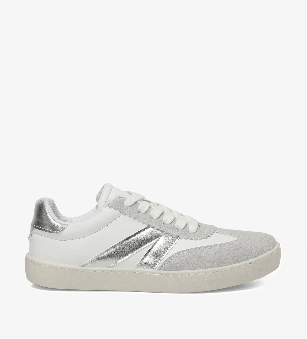 25S-026 5FX Beyaz Kadın Sneaker - Görsel 1