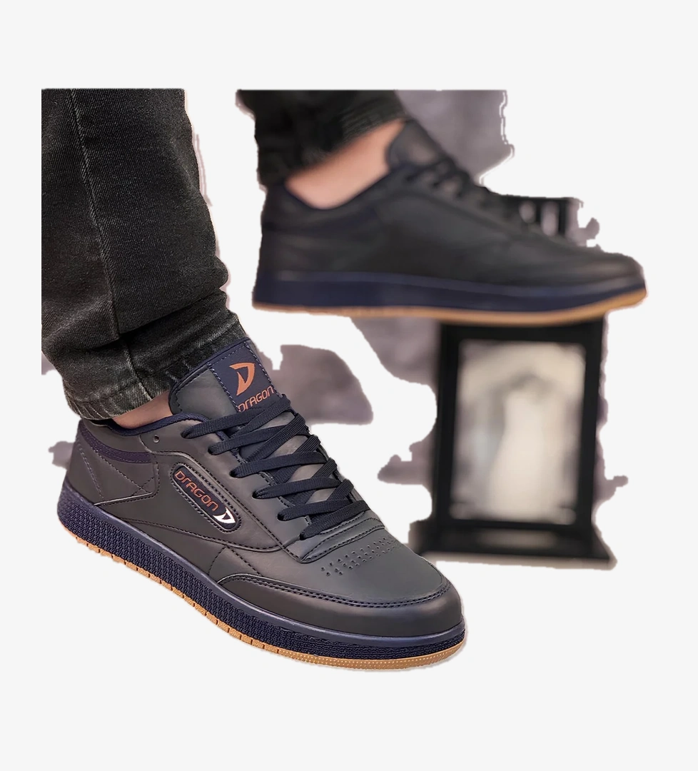 Dragon Erkek Sneaker Spor Ayakkabı Lacivert