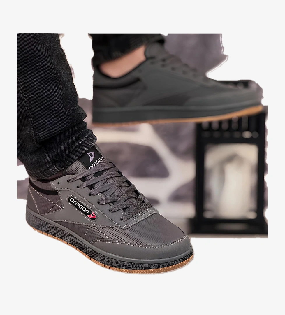 Dragon Erkek Sneaker Spor Ayakkabı Füme