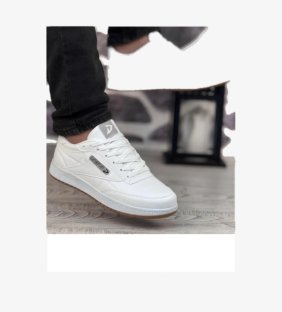 Dragon Erkek Sneaker Spor Ayakkabı Beyaz