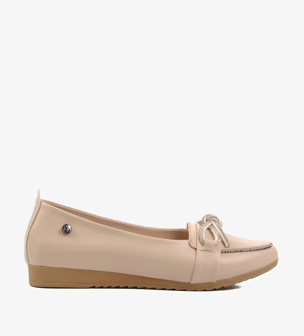 Pierre Cardin Bej Siyah Kadın Babet Pc-53018 Z model görseli