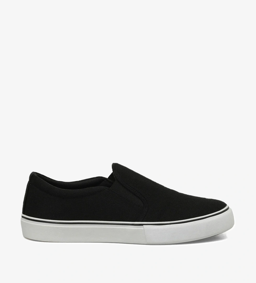 GLENN 5FX Siyah Erkek Slip On - Görsel 1