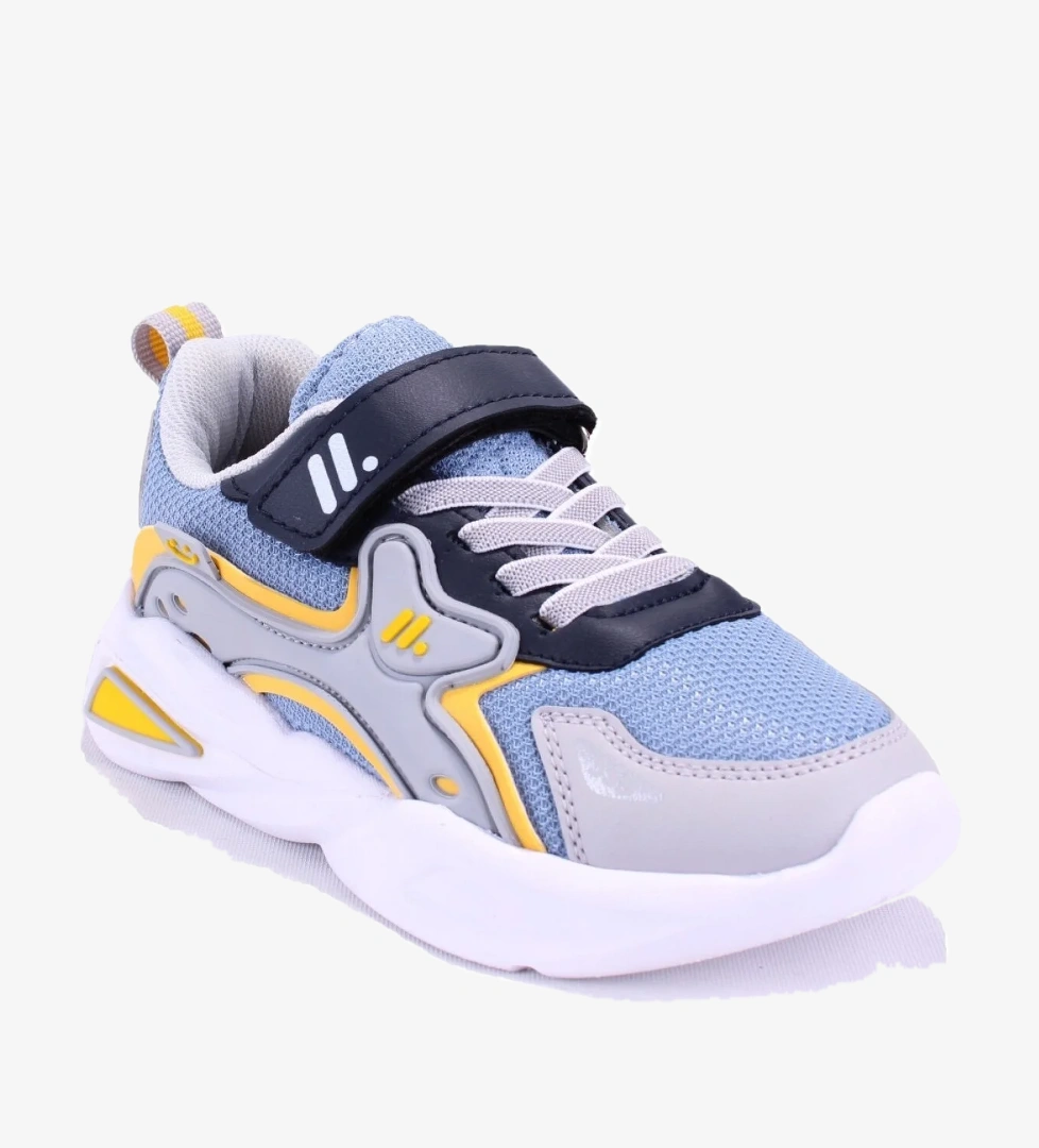 Dagoster DJA76-ARX555 Gri Mavi Ortopedik Günlük Erkek Çocuk Spor Ayakkabı model görseli