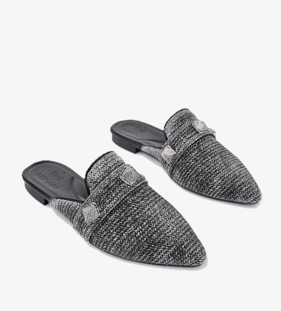 KENDAL Önü Kapalı Kadın Günlük Hasır Terlik