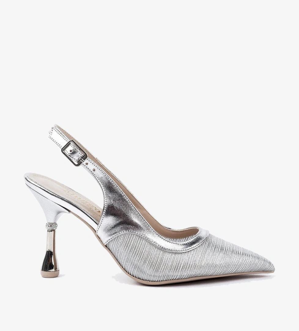 ARYNA Sivri Burun Arkası Açık Günlük Klasik Kadın Topuklu Ayakkabı