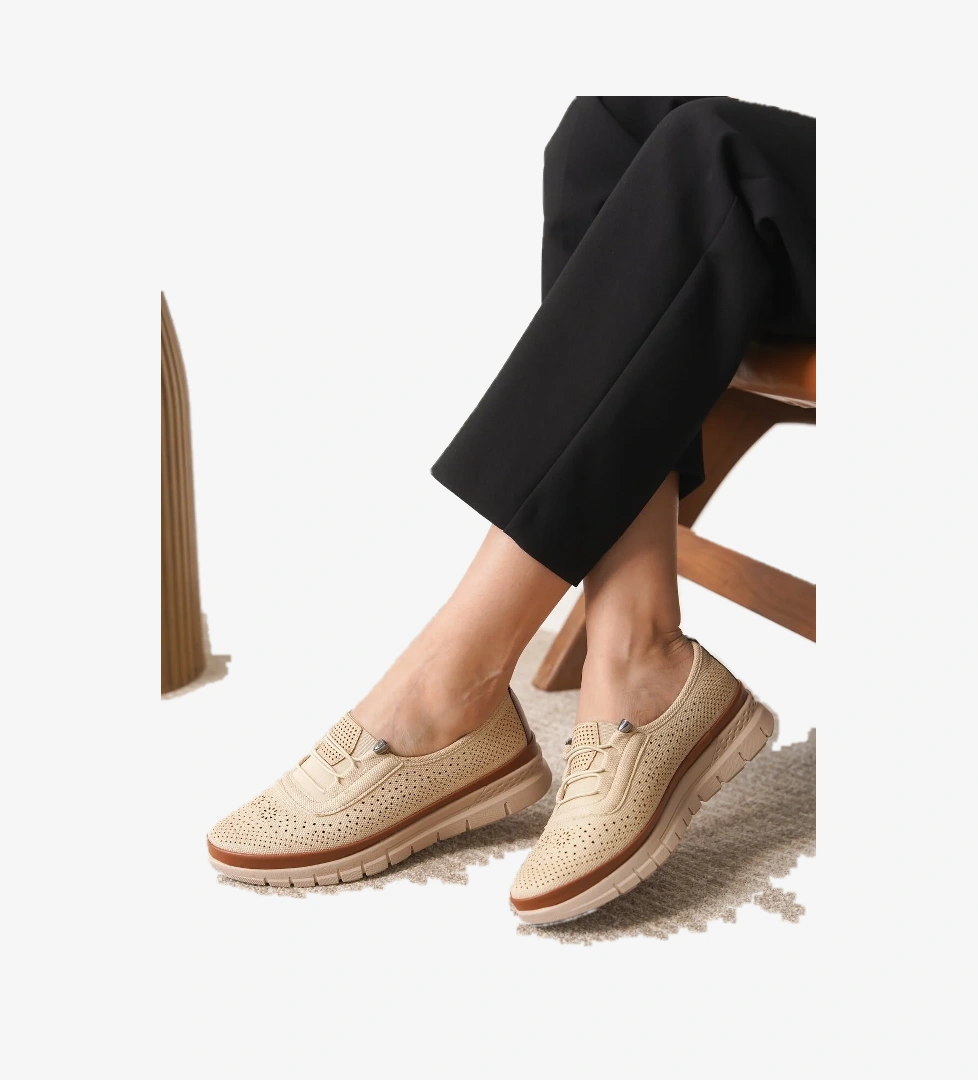 Garantili D0119 Günlük Ortopedik Kadın Babet Ayakkabı