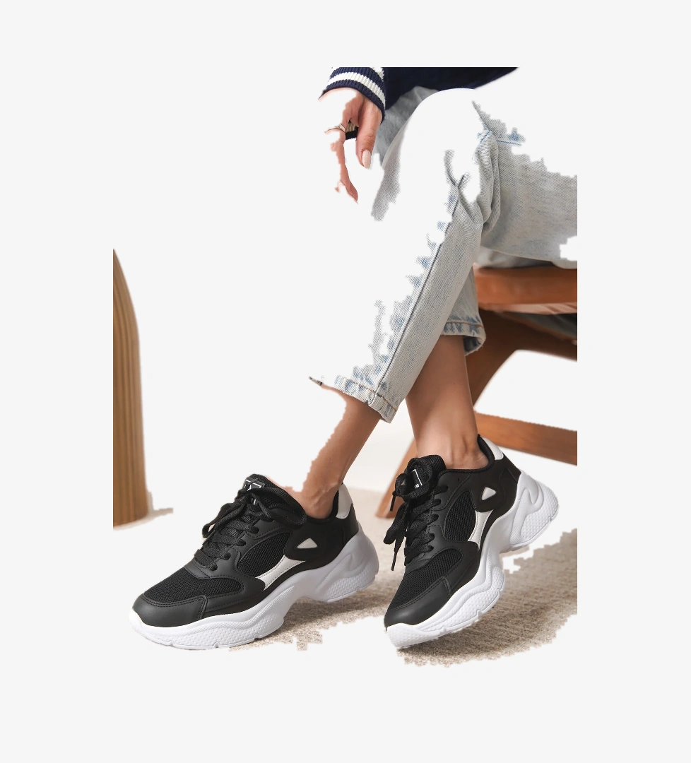 Garantili D1152 Günlük Ortopedik Kadın Sneaker Spor Ayakkabı