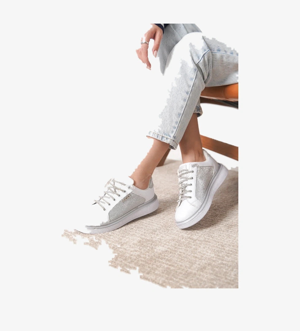 Garantili D0703 Günlük Ortopedik Kadın Sneaker Spor Ayakkabı