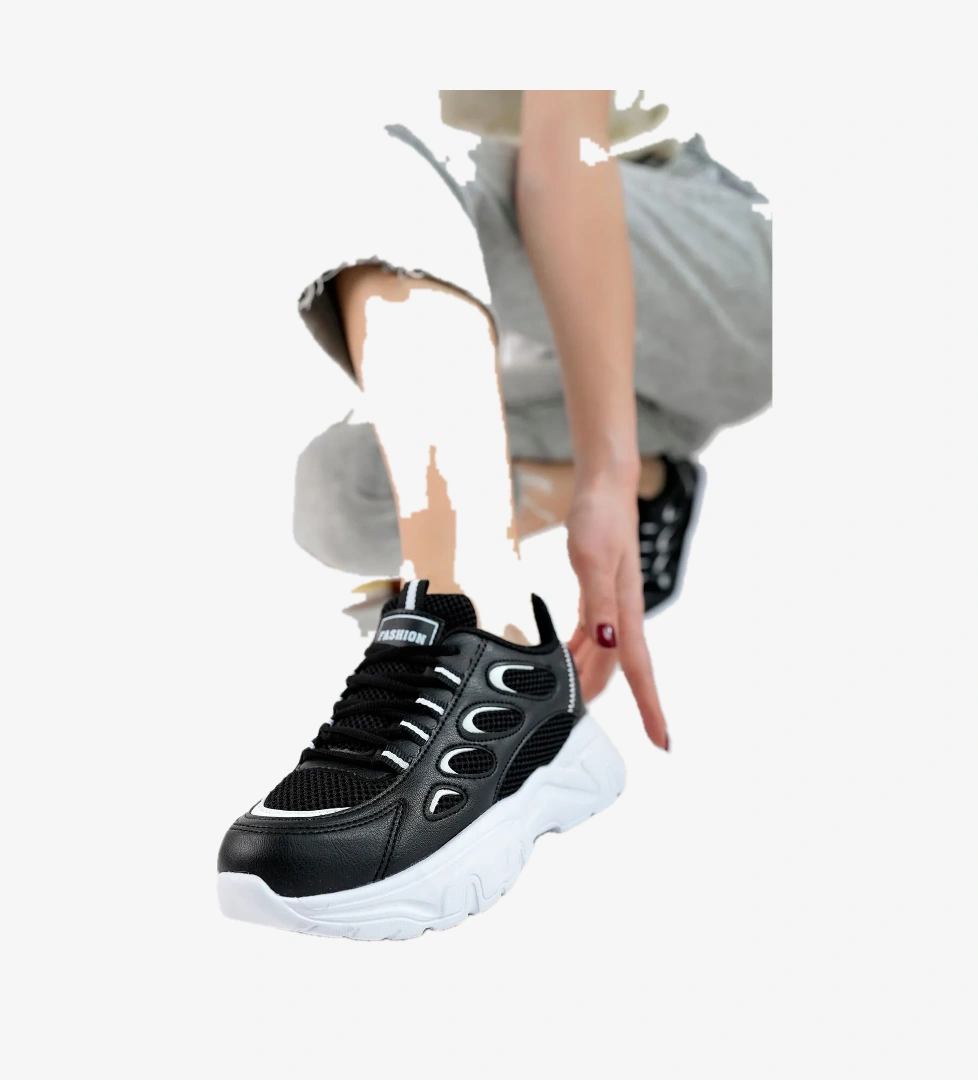 Mcdark Kadın Sneaker Sararmaz Taban Ultra Hafif -3 model görseli