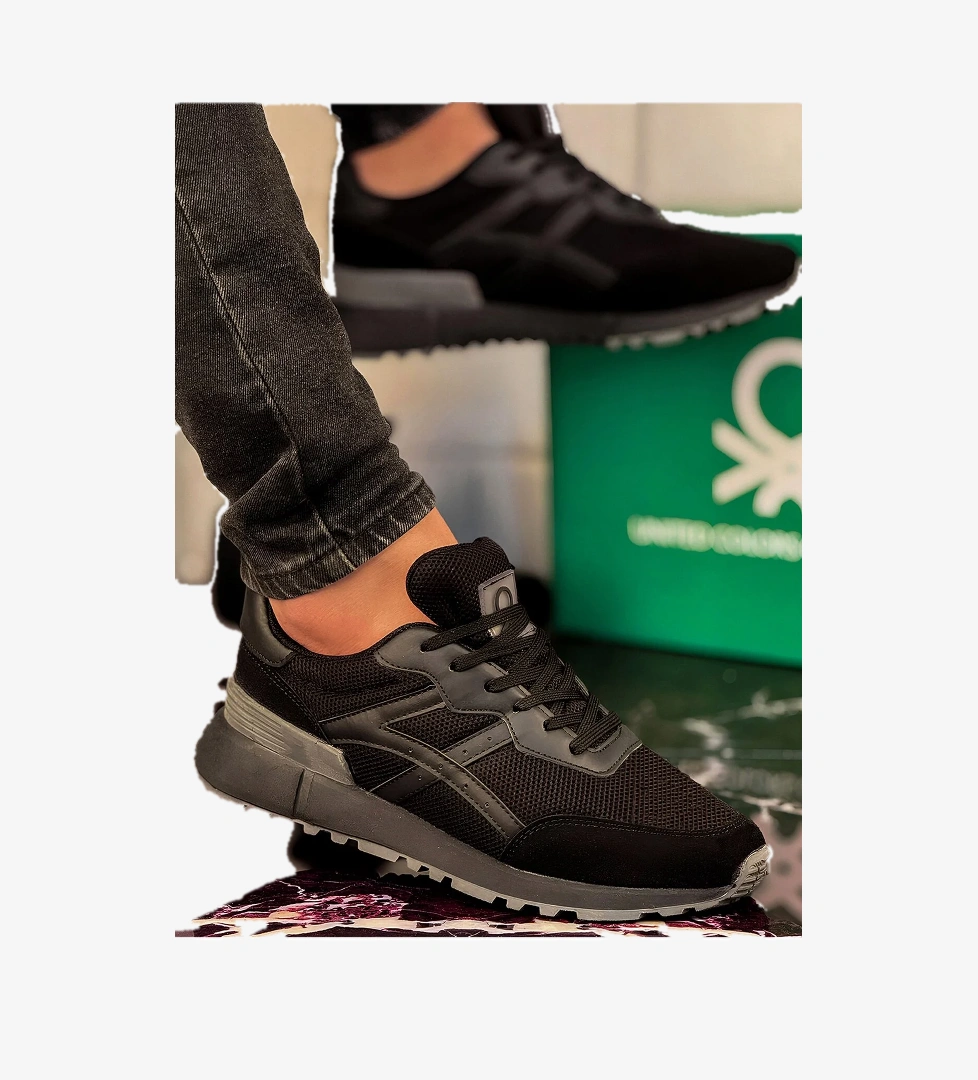 Erkek Sneaker Ayakkabı 988 Siyah
