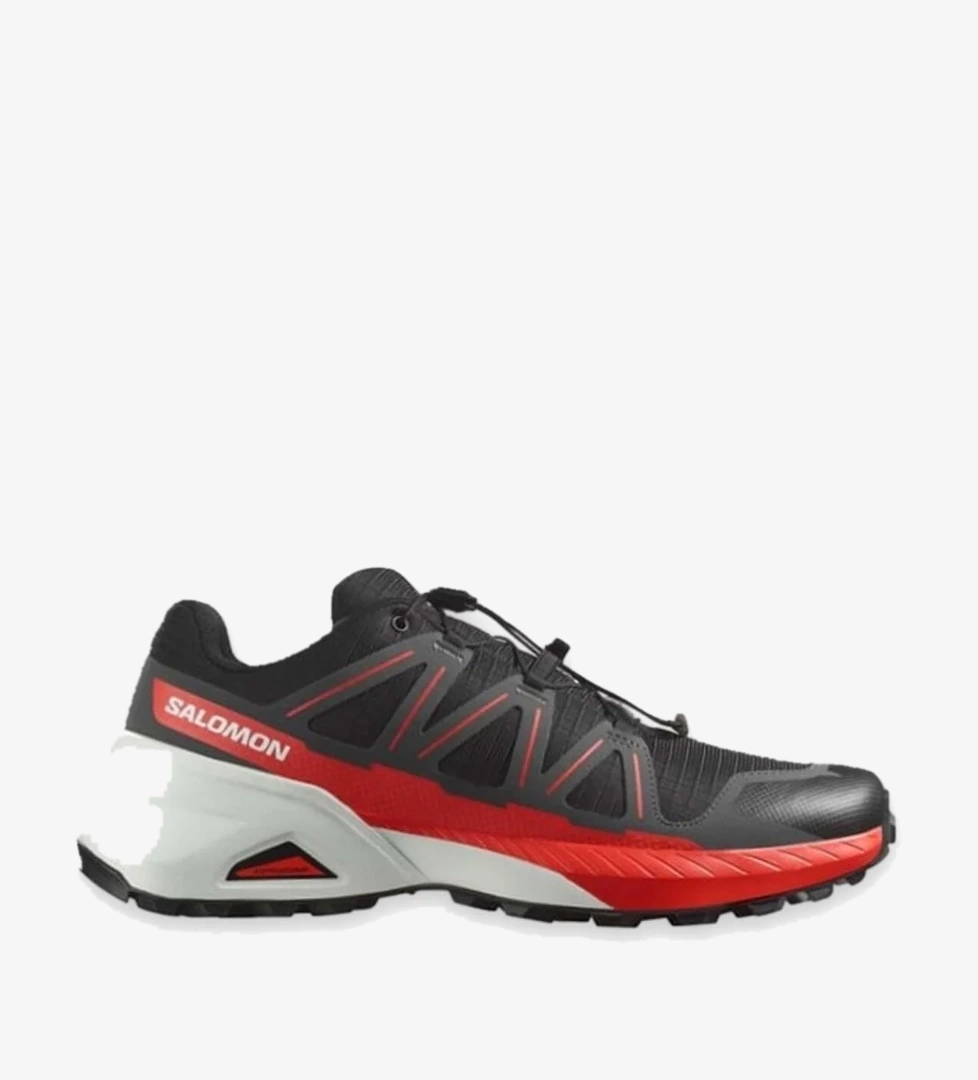 475145 Speedcross Peak Outdoor Patika Koşusu Siyah-Kırmızı Erkek Spor Ayakkabı - Görsel 1