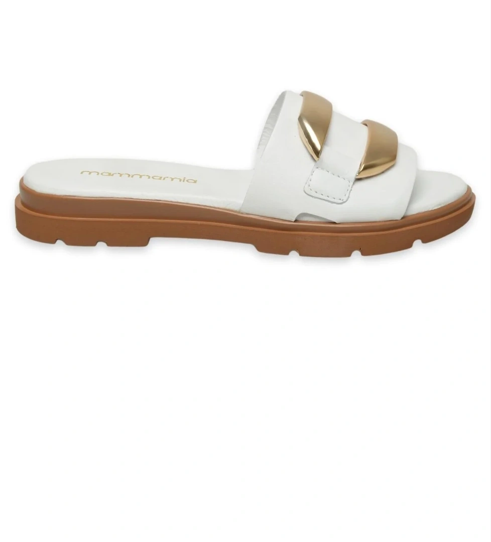 D25Yt-1375Z Günlük Beyaz Kadın Terlik