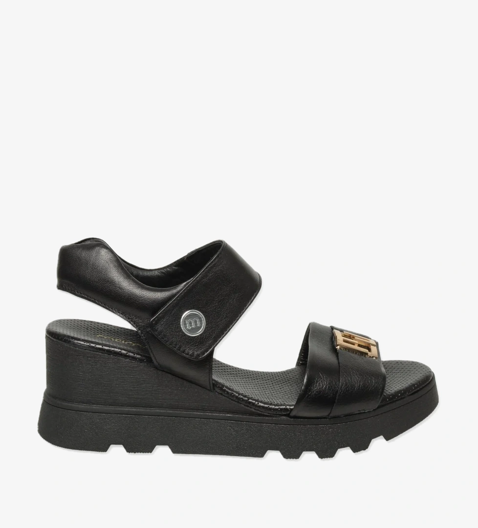 D25Ys-2995Z Günlük Siyah Kadın Sandalet