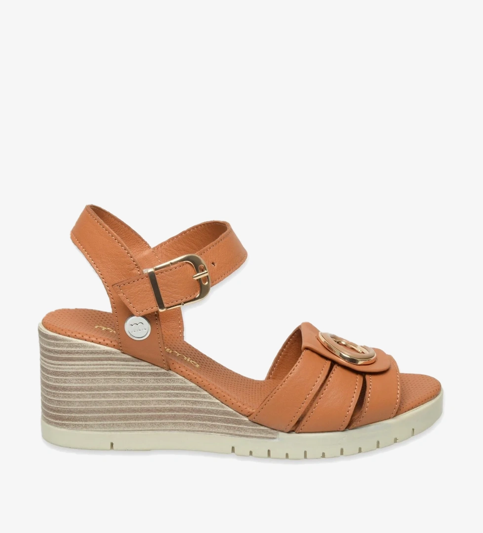 D25Ys-2775 Günlük Taba Kadın Sandalet