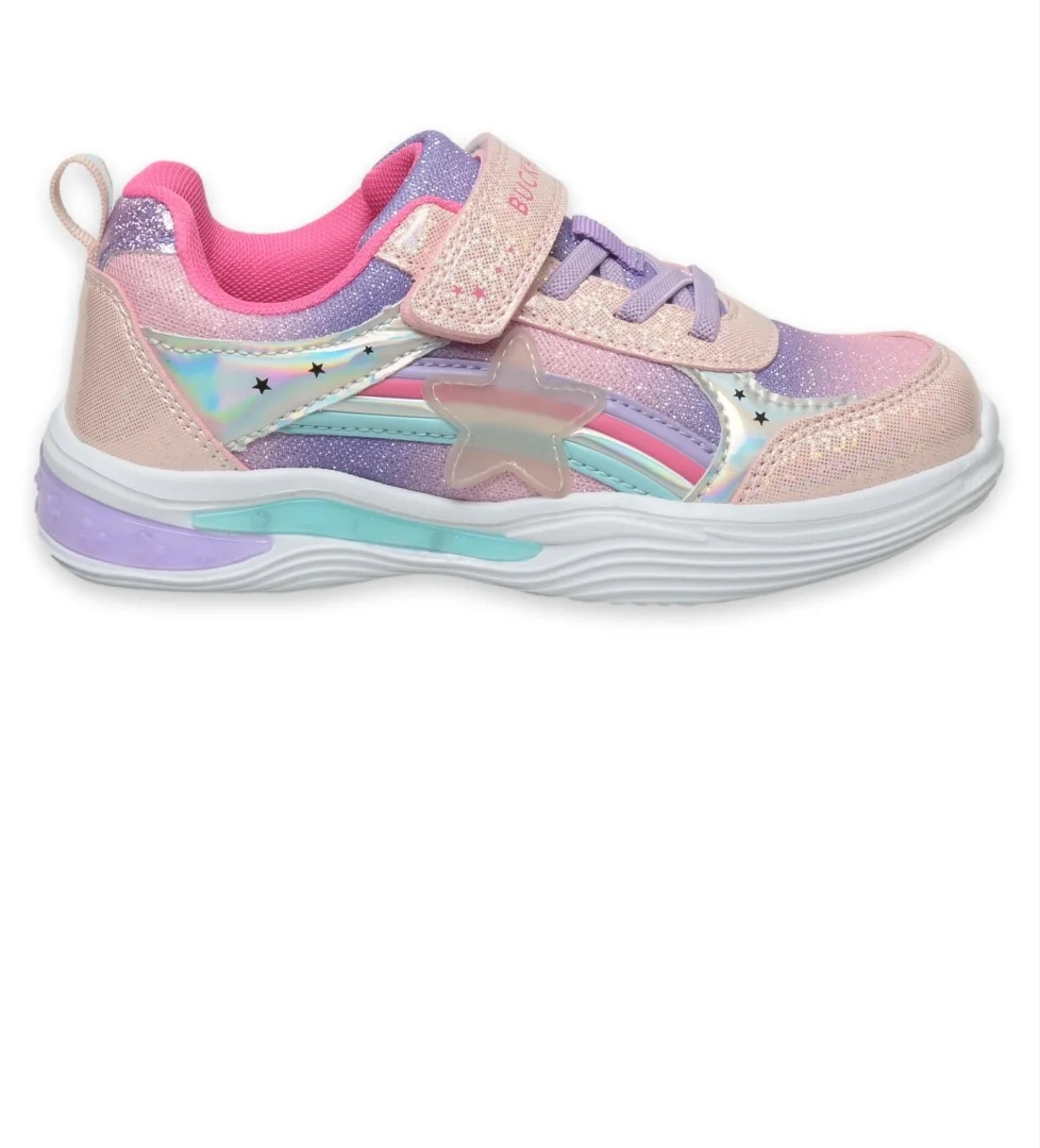 Buckhead Buck3024 Stary Işikli Günlük Pembe-Beyaz Kız Çocuk Spor Ayakkabı model görseli