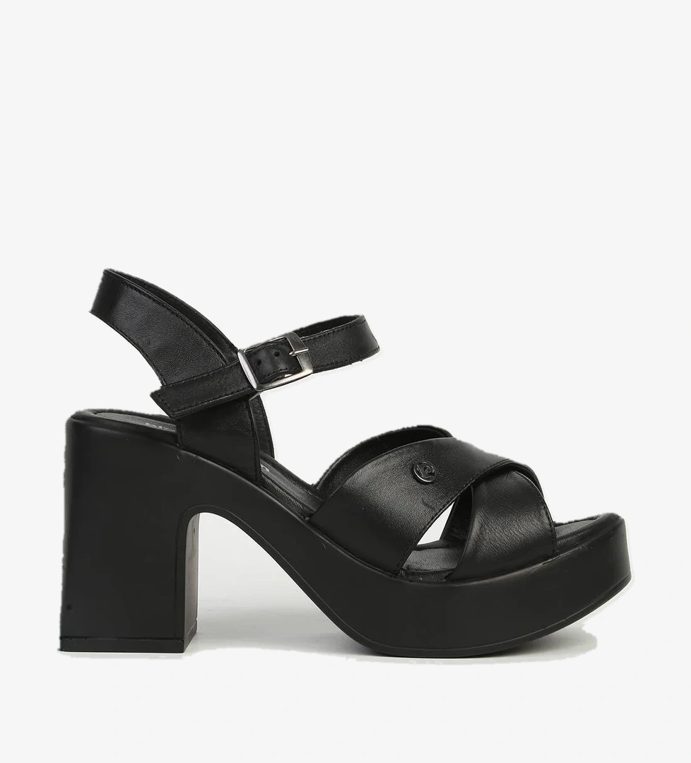 Pierre Cardin Siyah Kadın Topuklu Ayakkabı PC-54593 model görseli