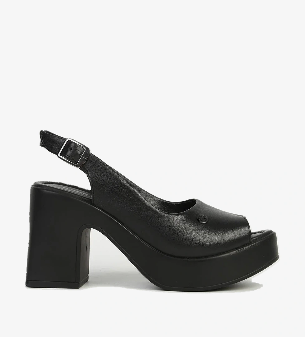 Siyah Kadın Topuklu Ayakkabı PC-54604