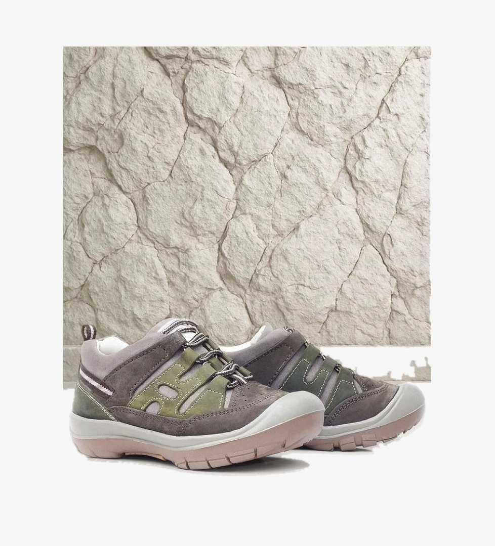 Rakerplus Hakiki Deri Haki Kum Bağcıklı Çocuk Outdoor Ayakkabı model görseli