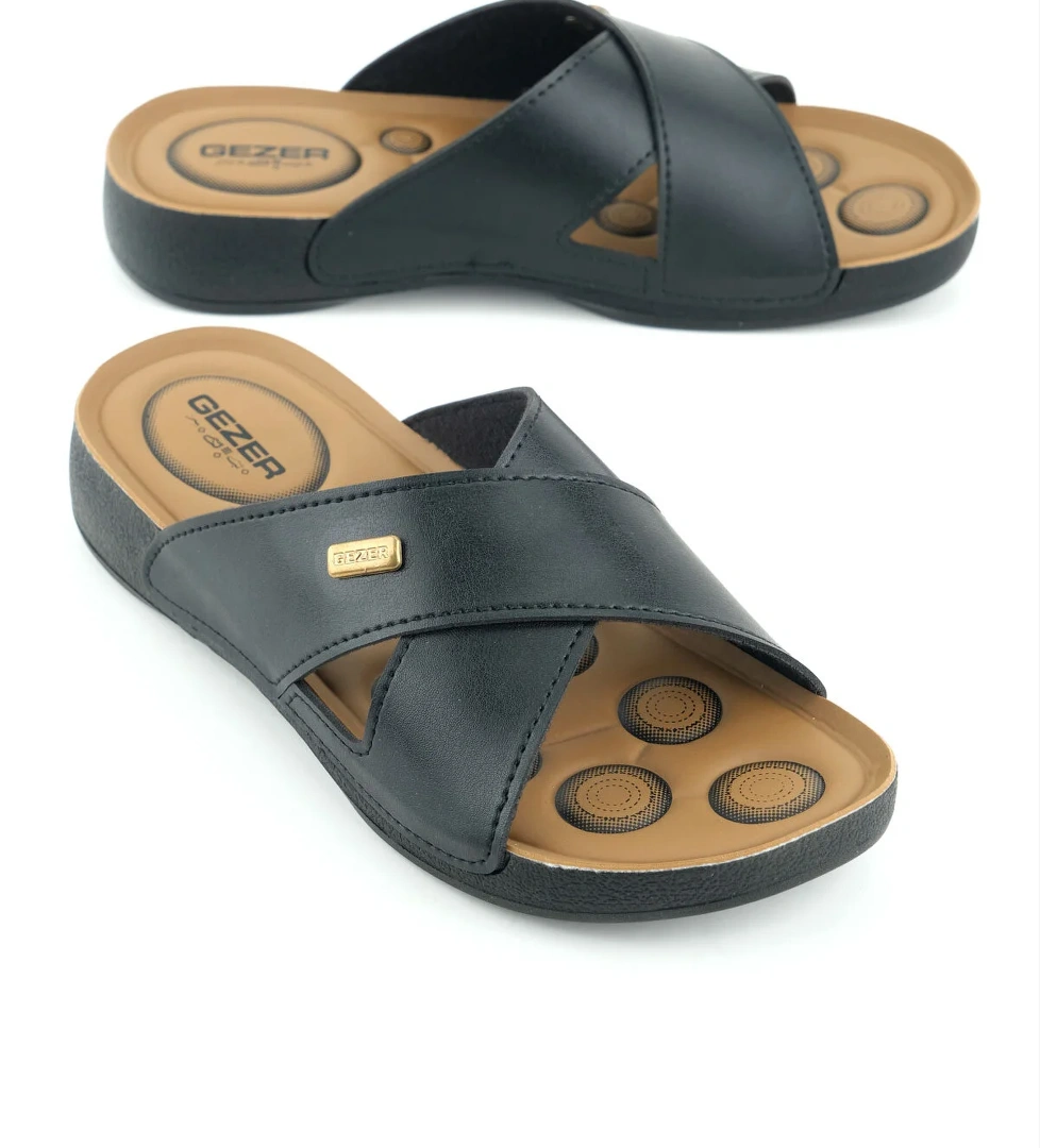 Kadın Yazlık Suni Deri Rahat Taban Günlük Terlik - Görsel 1