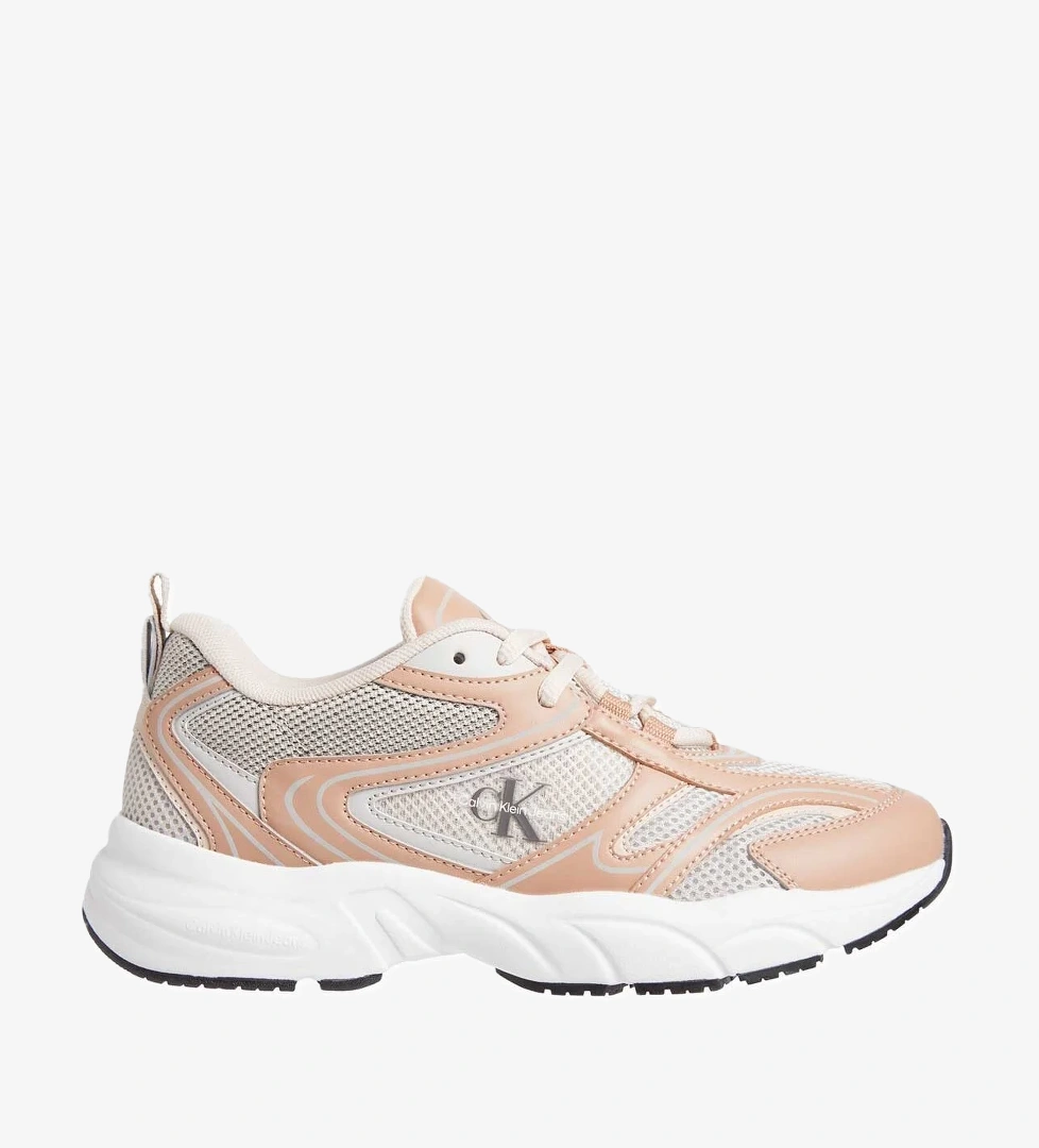 Jeans Retro Tennis Logolu Sneaker - Görsel 1