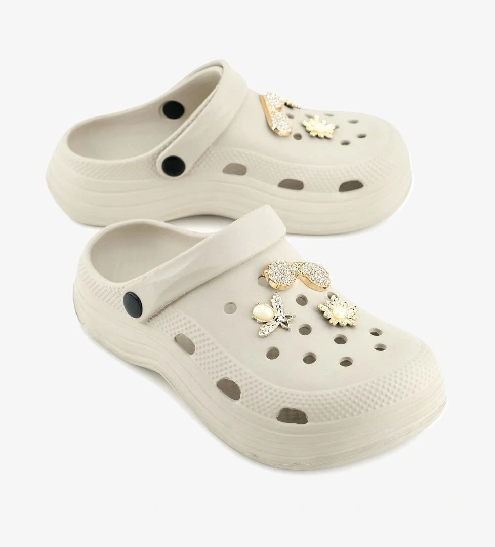 Kadın Yazlık Eva Islak Zemine Uygun Ev Bahçe Banyo Havuz Terlik Sandalet - Görsel 1