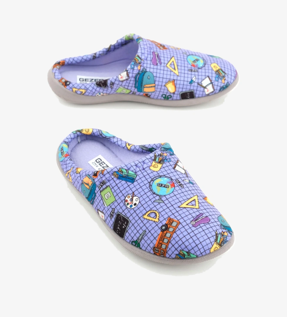 Kız Çocuk Kışlık Rahat Taban Ev Bahçe Gondol Terlik - Görsel 1