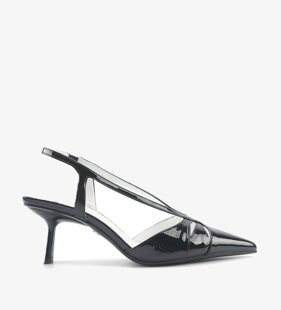 TUNMERA 5FX Siyah Kadın Topuklu Ayakkabı - Görsel 1