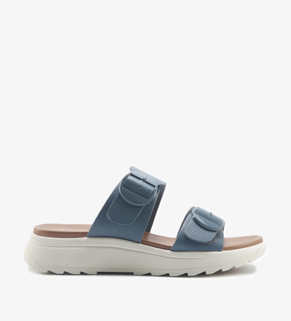 166994.Z5FX Mavi Kadın Terlik - Görsel 1