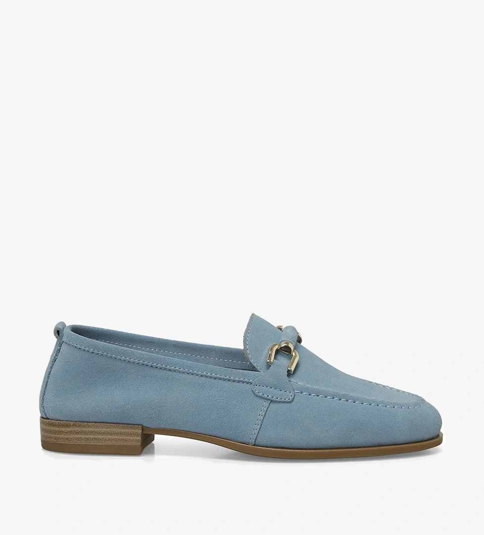 INCI MANUEL 5FX Mavi Kadın Loafer - Görsel 1