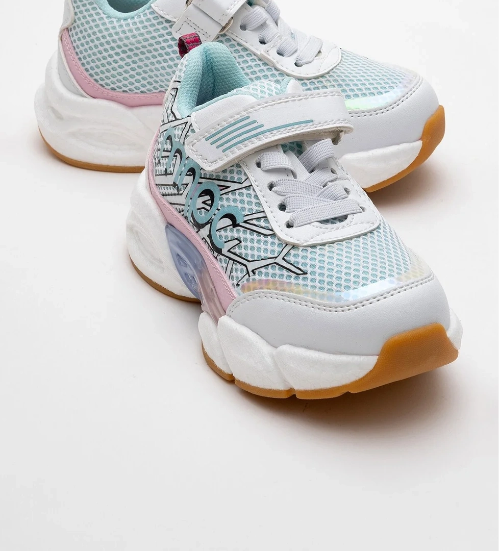 Kız Çocuk Beyaz Günlük Spor Ayakkabı - Görsel 1