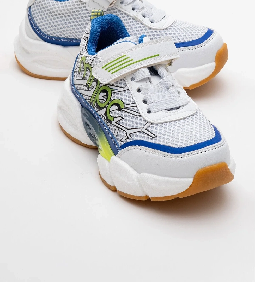 Erkek Çocuk Beyaz Günlük Spor Ayakkabı - Görsel 1