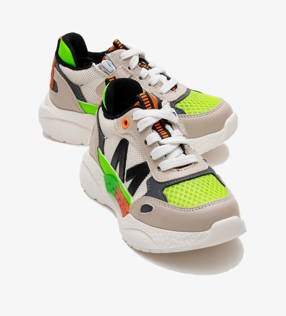 Erkek Çocuk Gri Günlük Spor Ayakkabı - Görsel 1