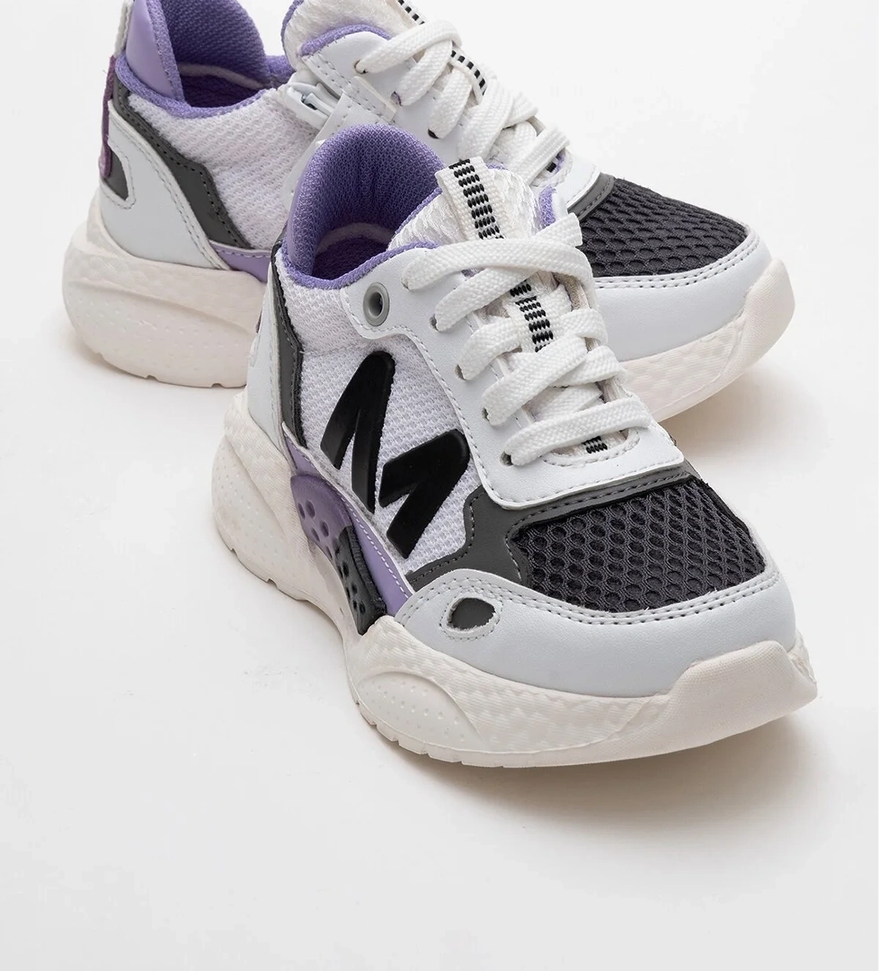 Kız Çocuk Beyaz Günlük Spor Ayakkabı