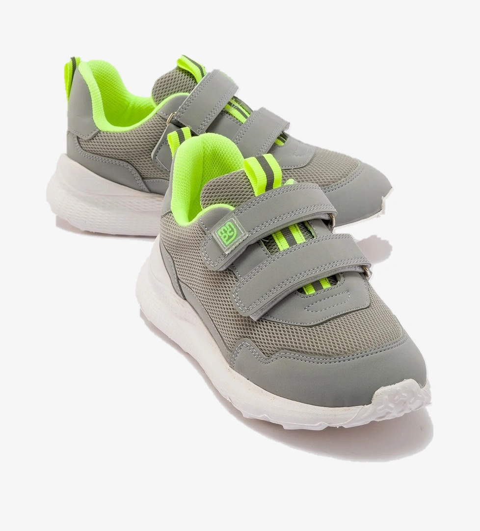 Erkek Çocuk Gri Spor Ayakkabı - Görsel 1