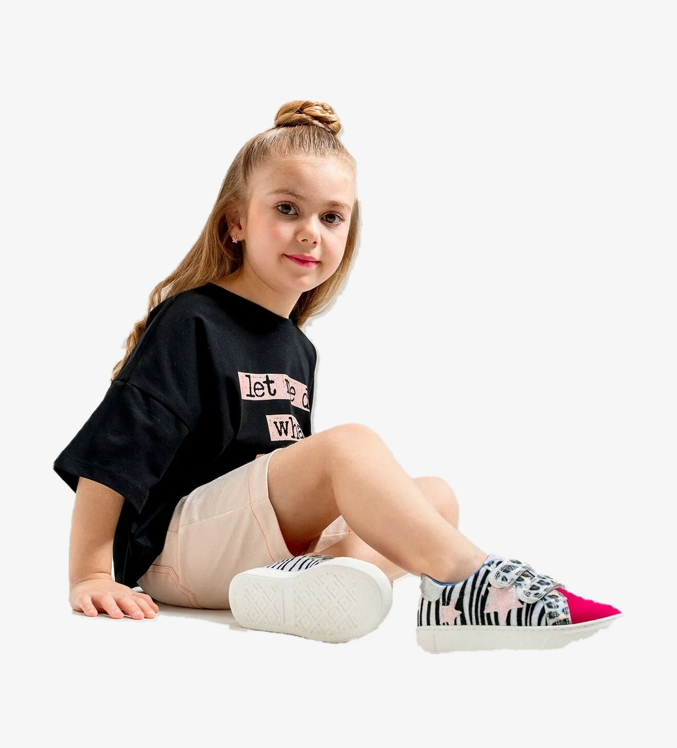 Kız Çocuk Fuşya Sneaker Ayakkabı