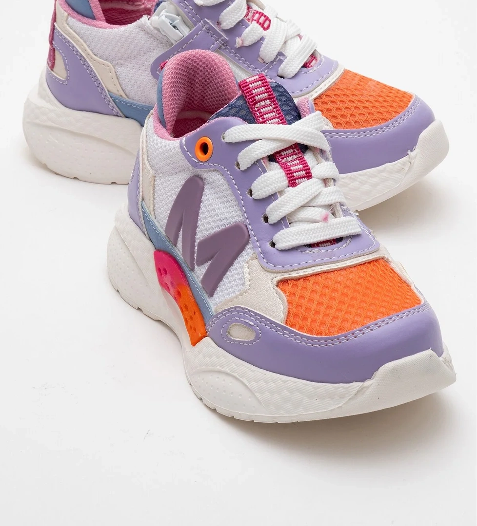 Kız Çocuk Lila Günlük Spor Ayakkabı