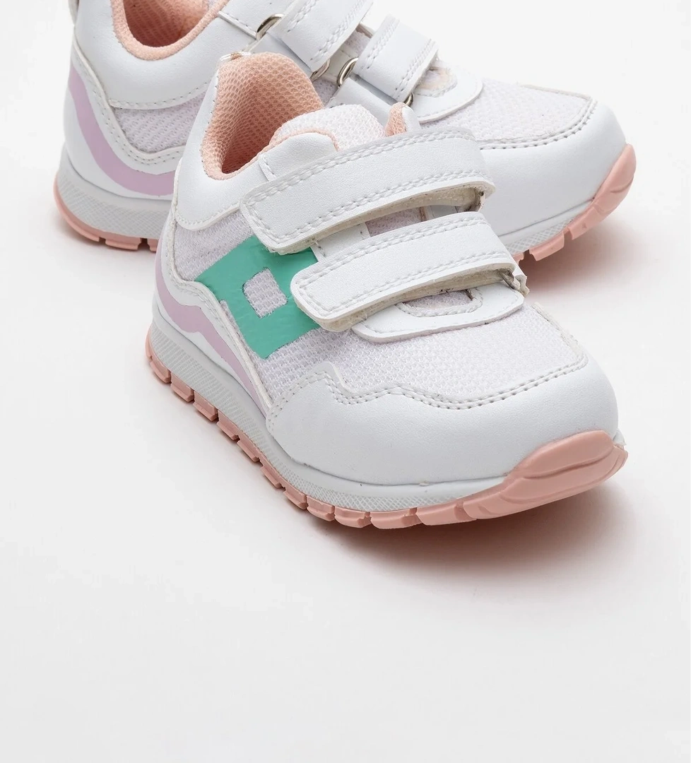 Kız Çocuk Beyaz Günlük Spor Ayakkabı