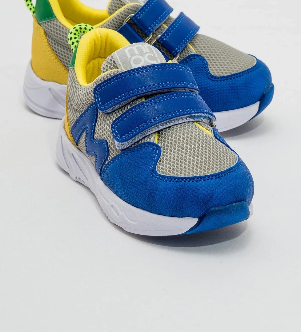 Erkek Çocuk Saks-Sarı Spor Ayakkabı - Görsel 1