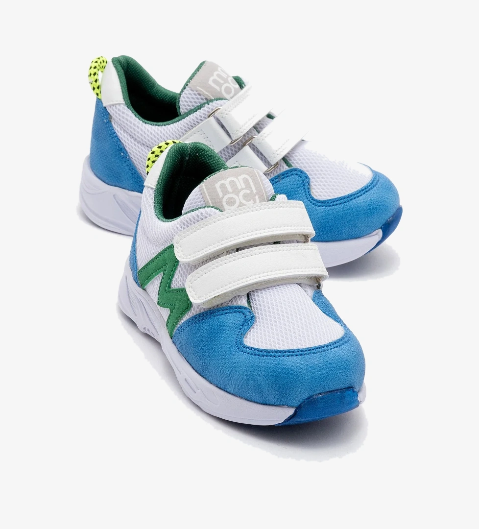 Erkek Çocuk Mavi-Beyaz Spor Ayakkabı