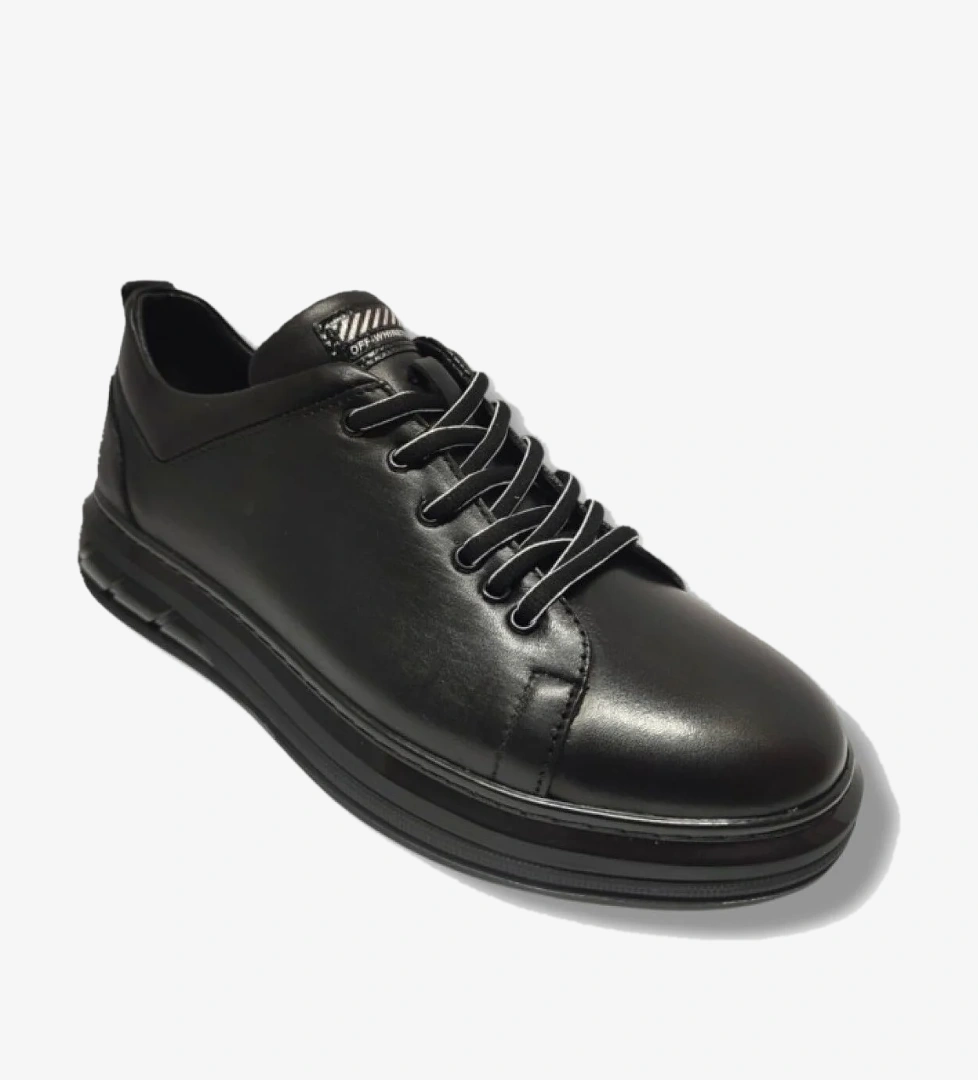 1224-25 Hakiki Deri Anatomik Erkek Ayakkabı - Görsel 1