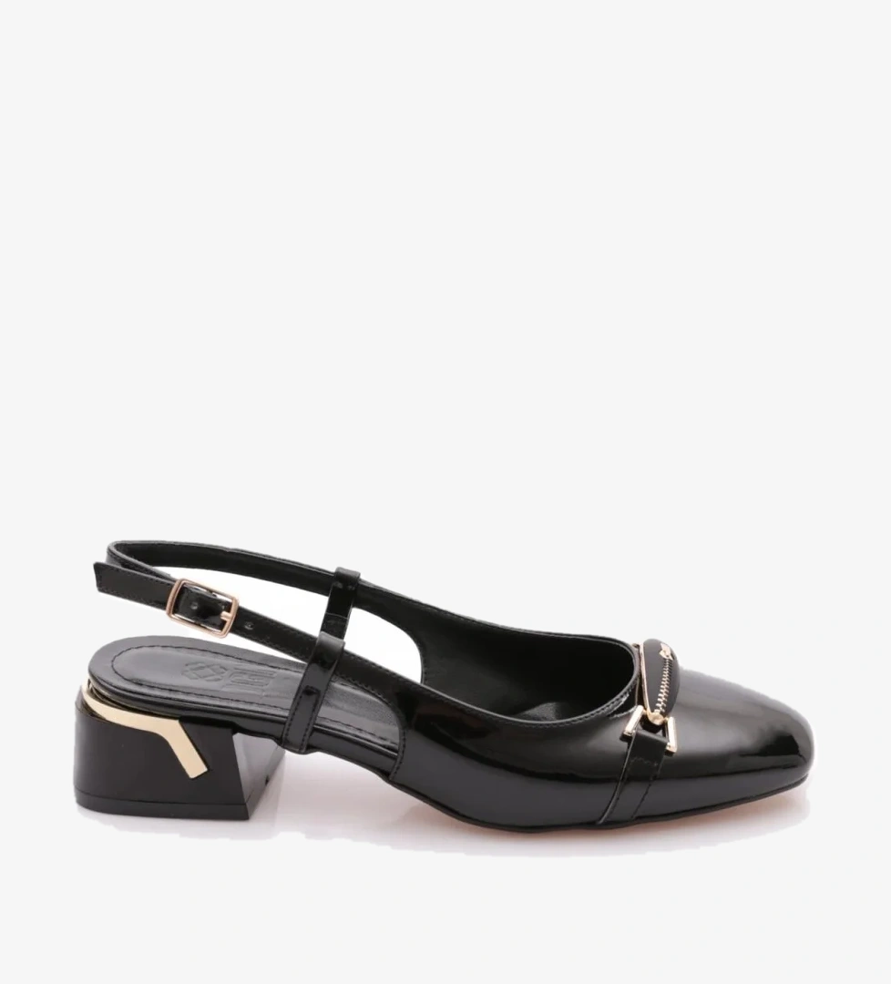 25724 Kadin Tokali Topuklu Ayakkabi - Görsel 1