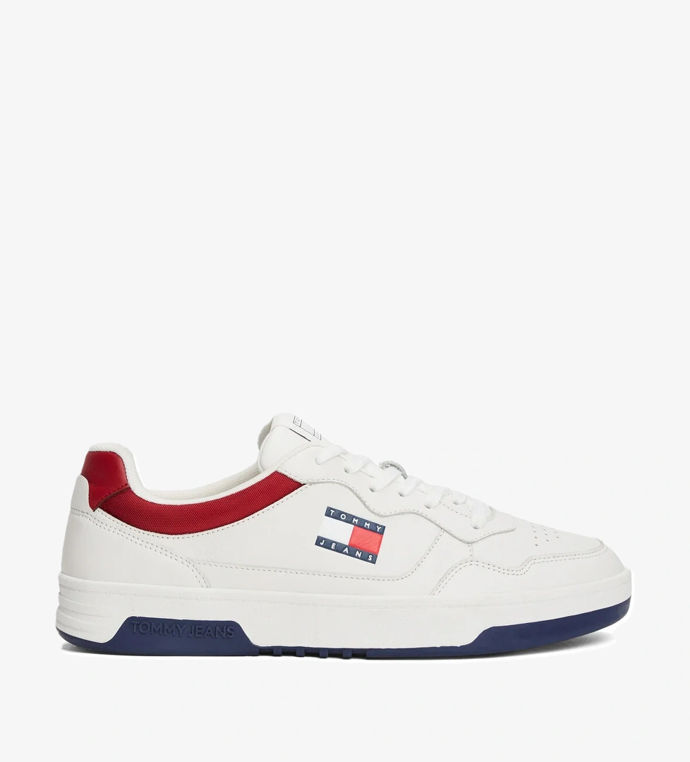 Tommy Hilfiger (NEW)TJM CUPSOLE LEATHER Beyaz Erkek Sneaker model görseli