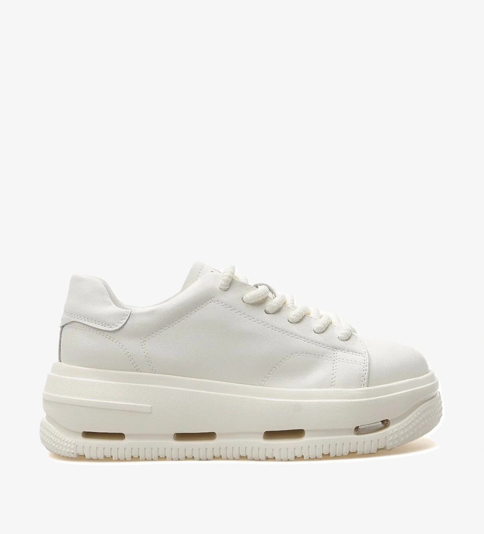 Agatha Kadın Hakiki Deri Günlük Spor Ayakkabı 25y 121230007 Z Beyaz